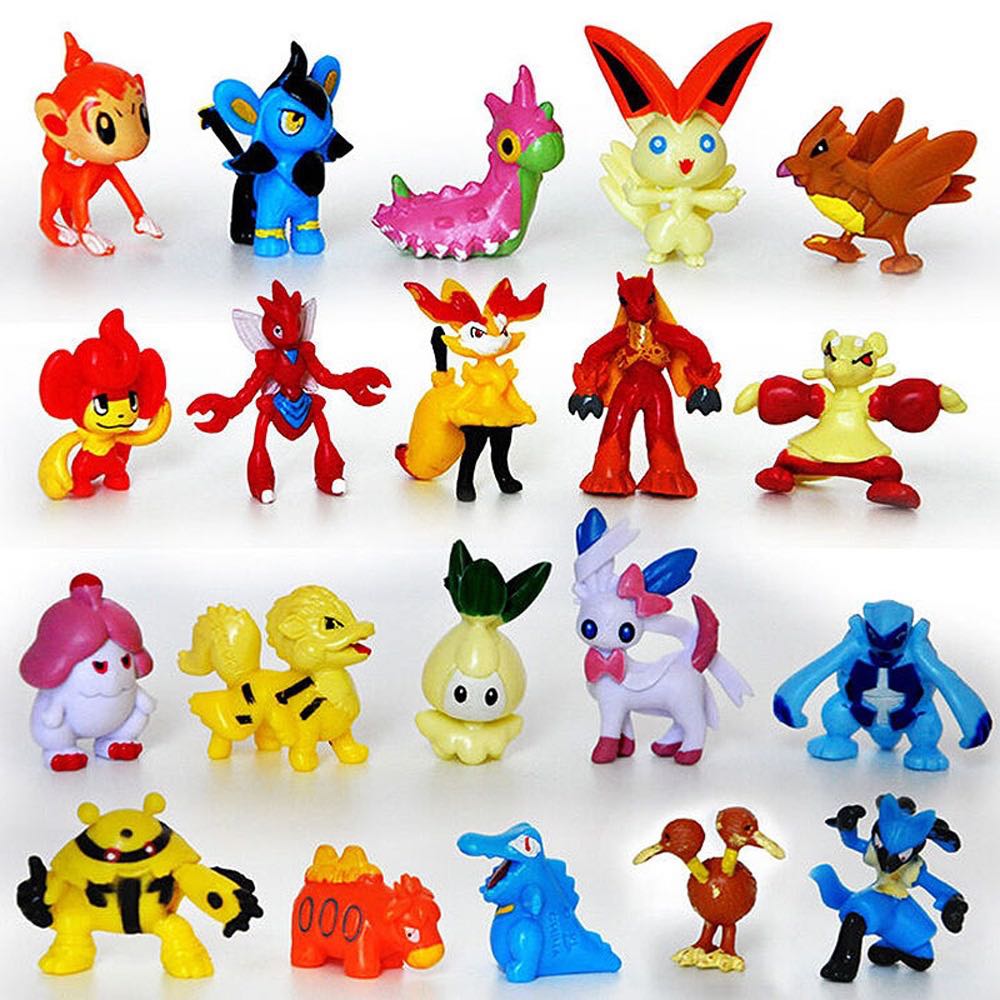 Pokemon Set 24pcs mô hình Figures mini toy