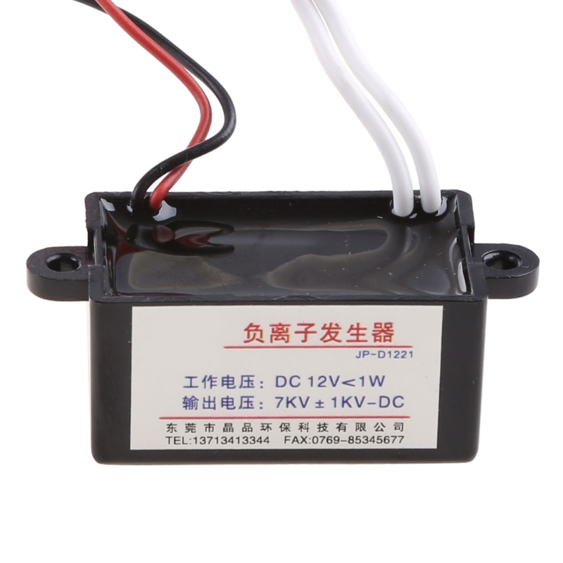 ใหม่สำหรับ DC 12V High Output Ionizer Ionizer borne ไอออนลบกำเนิดไอออน
