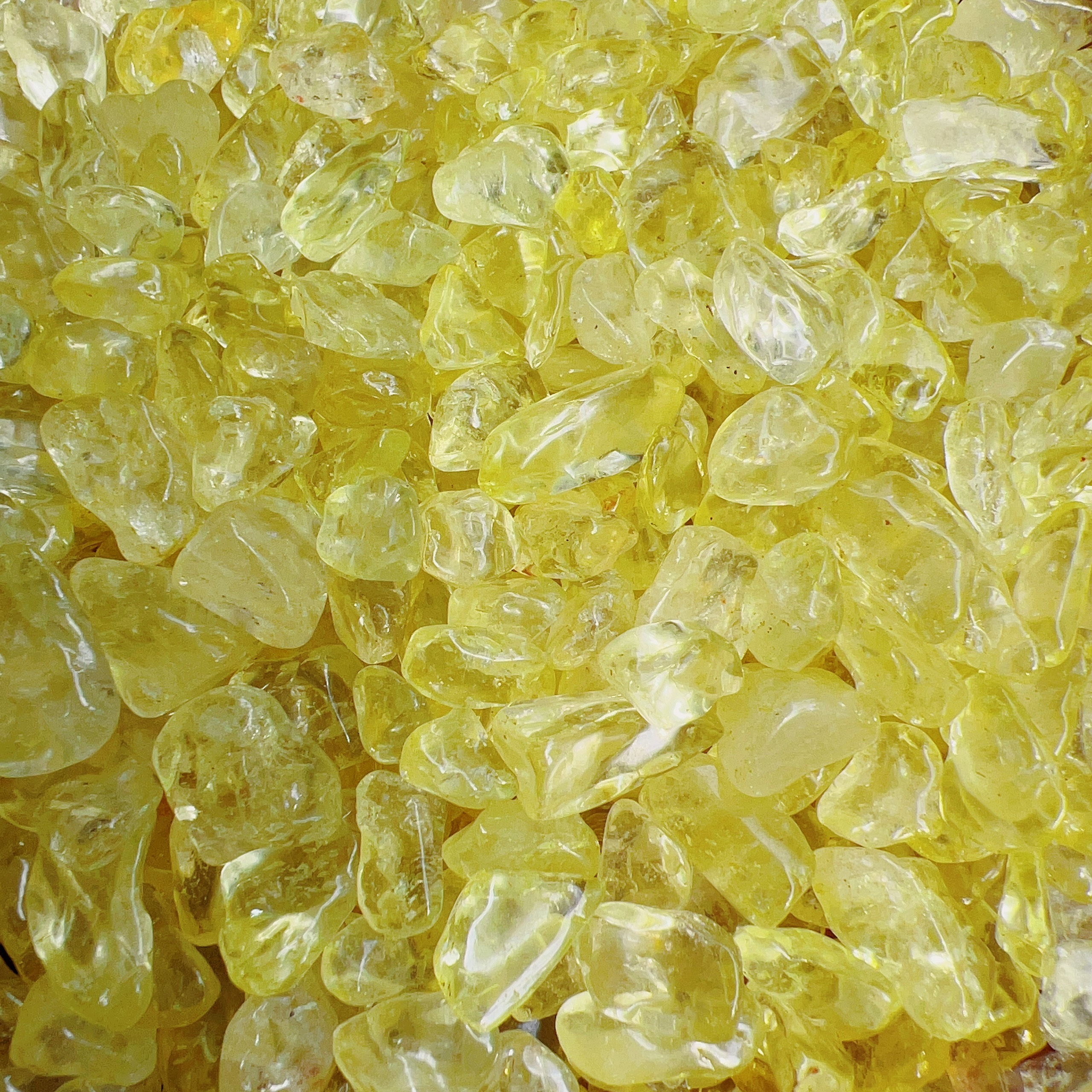 100g vụn đá Citrine - Thạch anh vàng tự nhiên