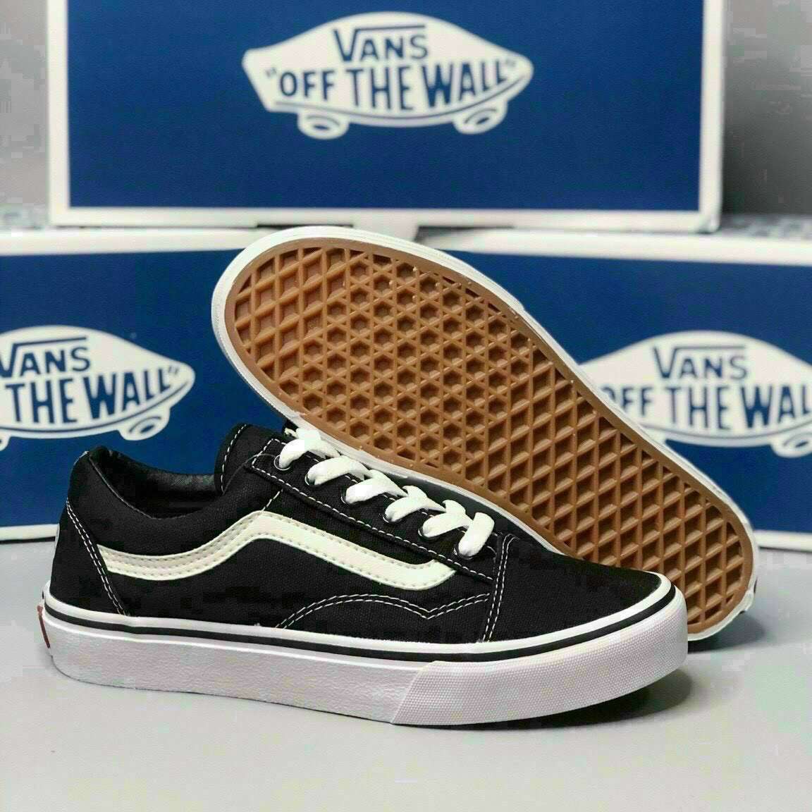 [HCM][Tặng Kèm Hộp] Giày Vans Old Skool - Giày Nam Nữ Giá Rẻ
