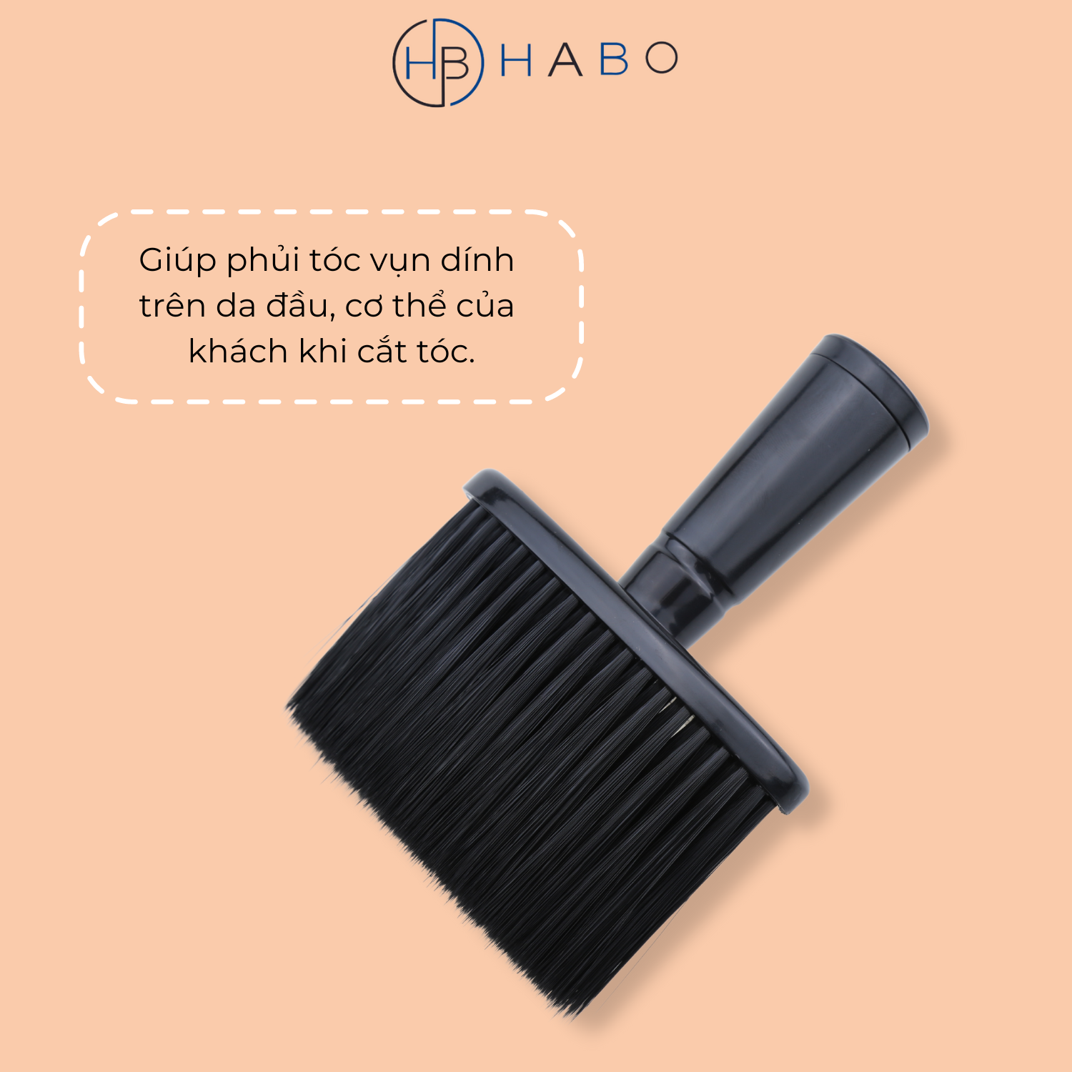 Chổi phủi tóc cọ phủi tóc lông mềm chất lượng cao