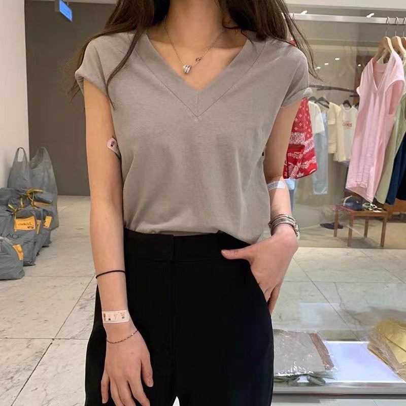 ANU331 - ÁO PHÔNG GIẤY CỔ TIM ZR CHO NỮ