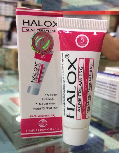 Sản phẩm halox cream 15g.