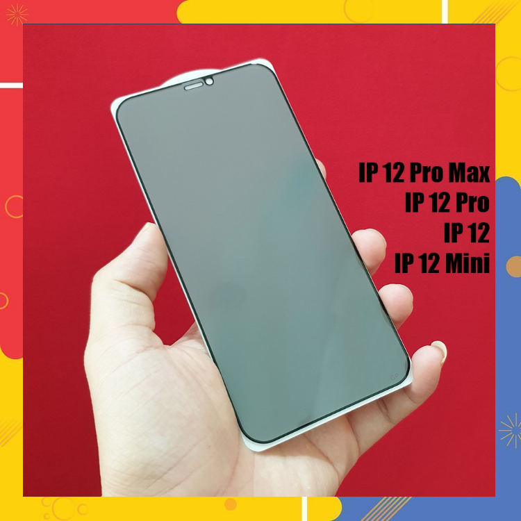 Kính cường lực chống nhìn trộm Iphone 12 / Iphone12 Mini / Iphone 12 Pro / Iphone 12 Pro Max
