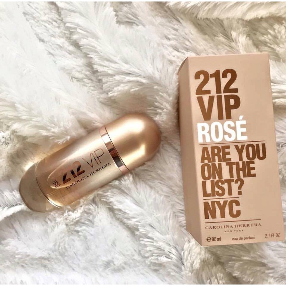 Nước Hoa Nữ Carolina Herrera 212 Vip Rose EDP