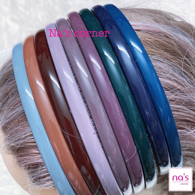 [RẺ ĐẸP] Cài tóc bờm tóc đơn giản nhựa bóng
