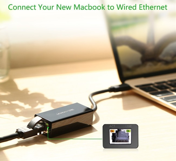 Cáp USB Type-C to Ethernet Ugreen UG-30287 cho Macbook New