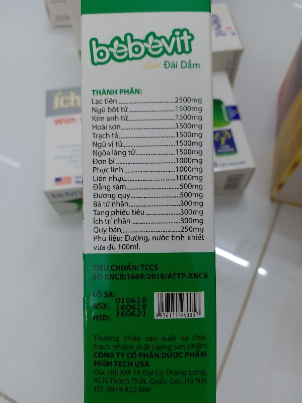 Bebevit Gold - Đái dầm ở trẻ