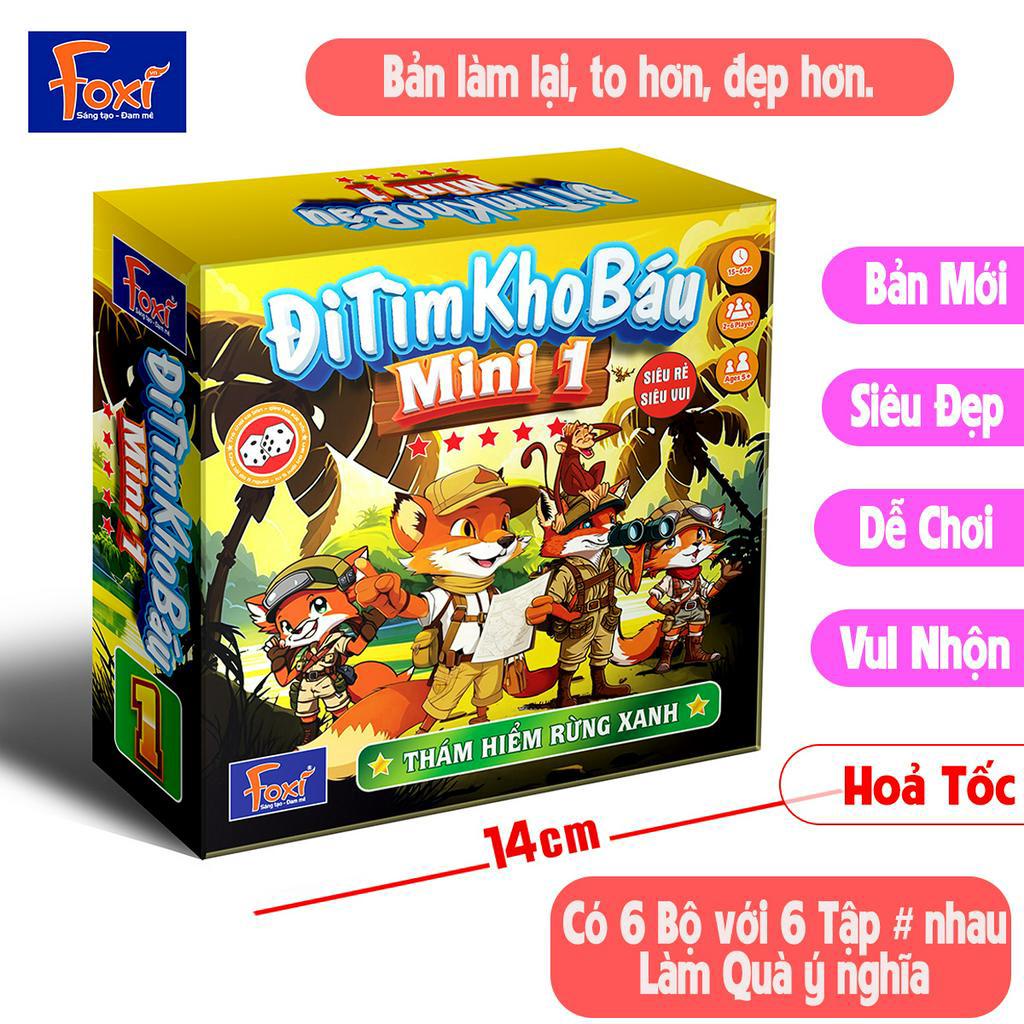 Đồ Chơi Board Game - Đi Tìm Kho Báu Mini 1 - Foxi