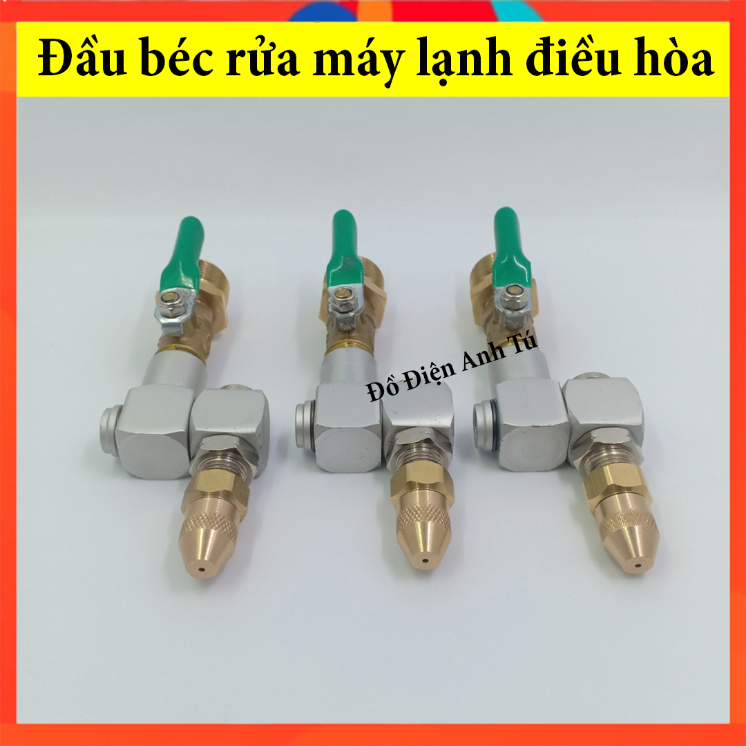 Đầu béc rửa máy lạnh điều hòa ren 22mm (đầu chỉnh được 360 độ)