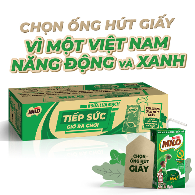 [Siêu thị WinMart] - Thùng 48 hộp sữa Milo Nestlé lúa mạch 115ml