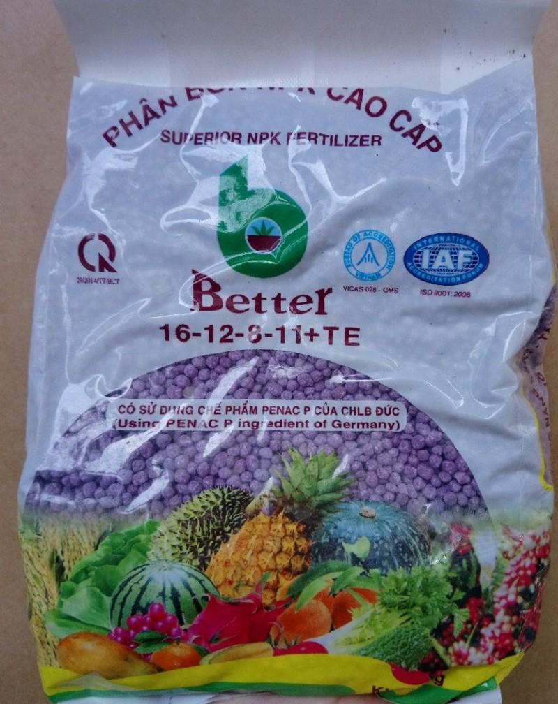 Phân bón NPK Better 16-12-8-11 + TE túi 1kg
