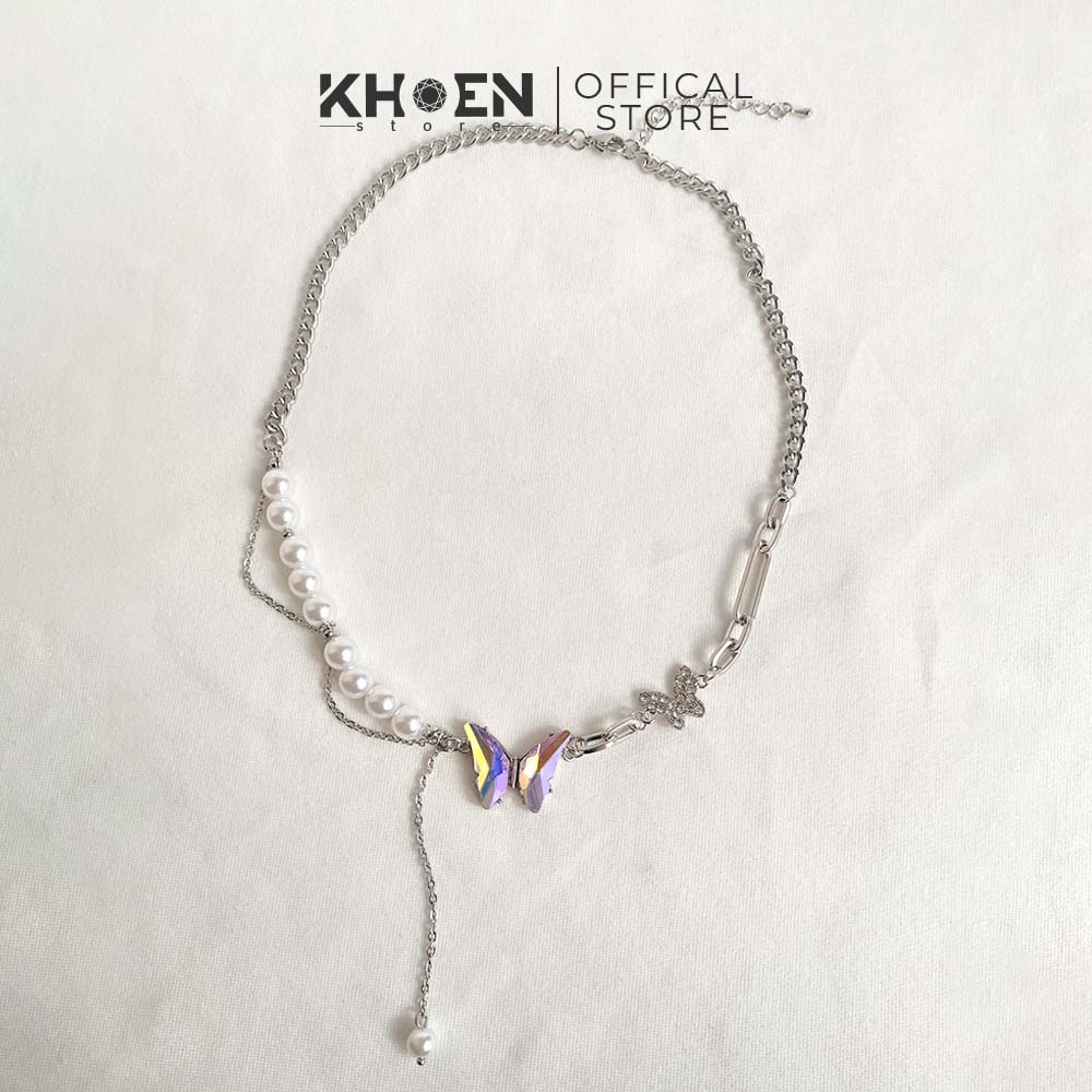 Vòng cổ Bướm đá - Titan - Khoen Store
