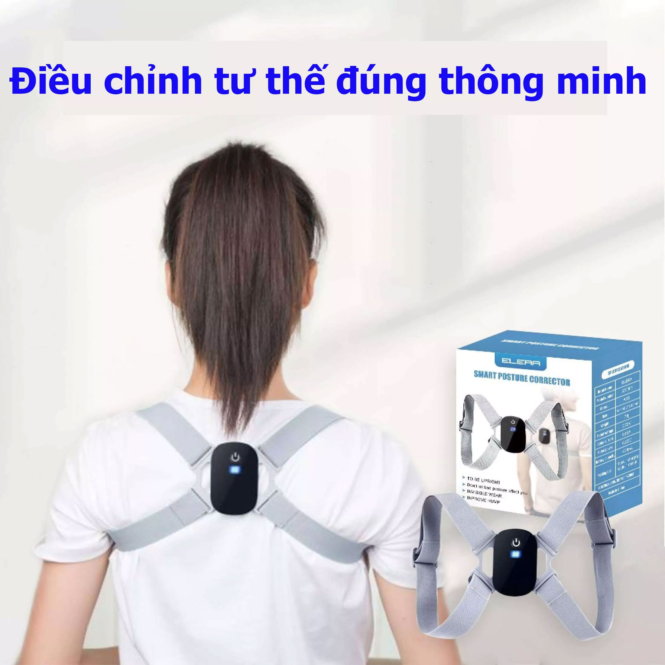 Đai chống gù lưng, cải thiện cột sống cho nam nữ trẻ em, Dây đai chống gù lưng cho nữ, chống gù - Máy điều chỉnh cột sống lưng, dùng cho cả trẻ em