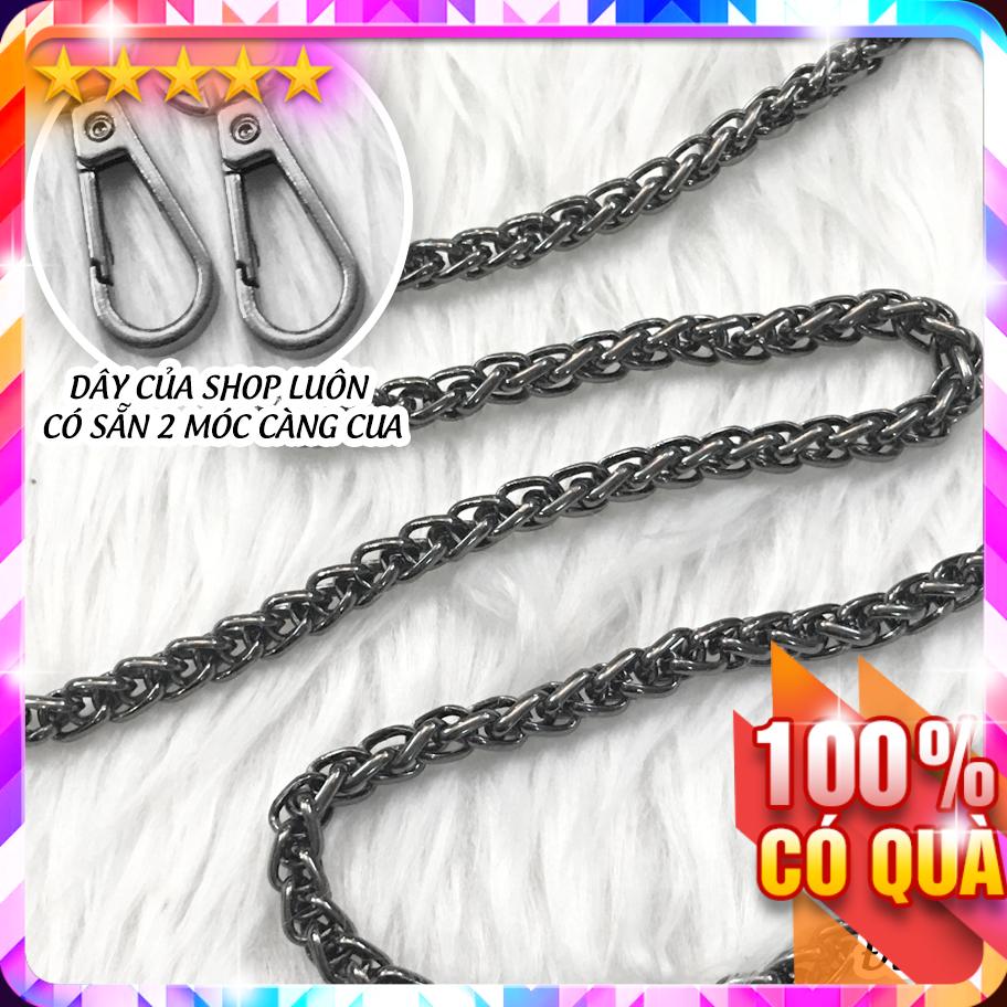 Dây Đeo Túi Xách Xích Đôi 7mm Gồm Càng Cua - LoanTay