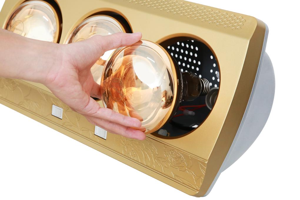 Đèn sưởi nhà tắm3 bóng KG3BH01
