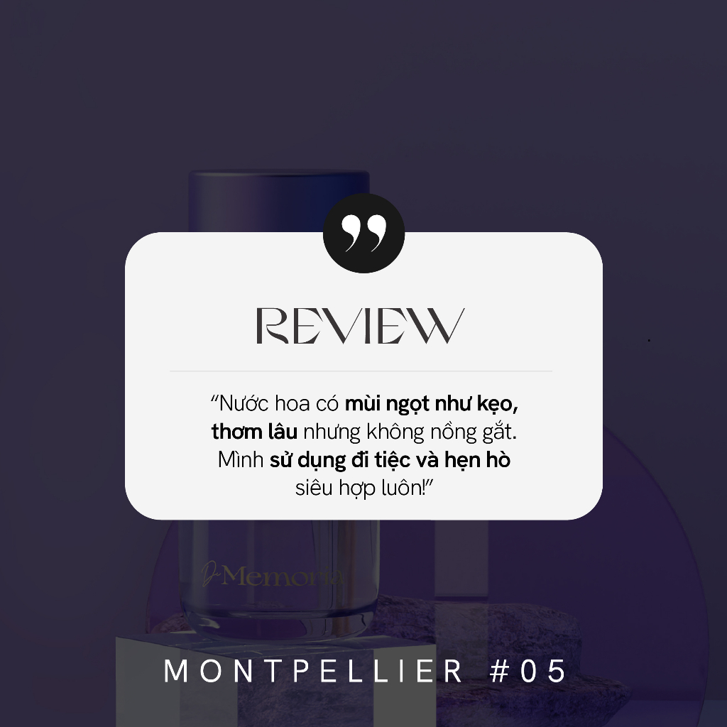 Nước Hoa De Memoria 05 Montpellier 30ml