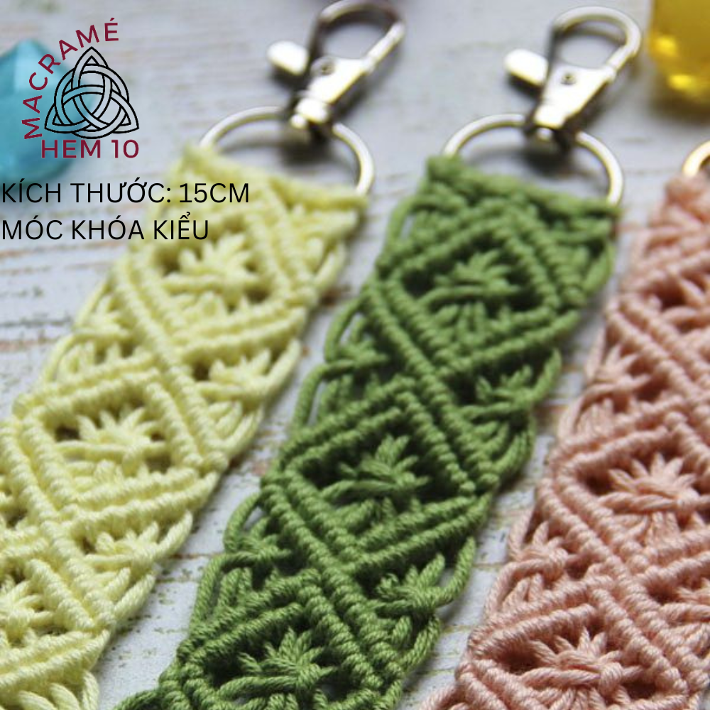 Nice And Lovely Handmade Macrame Key Chains