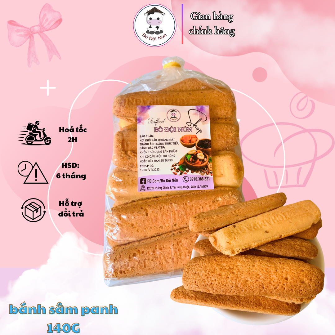 Bánh sâm panh 140g bò đội nón
