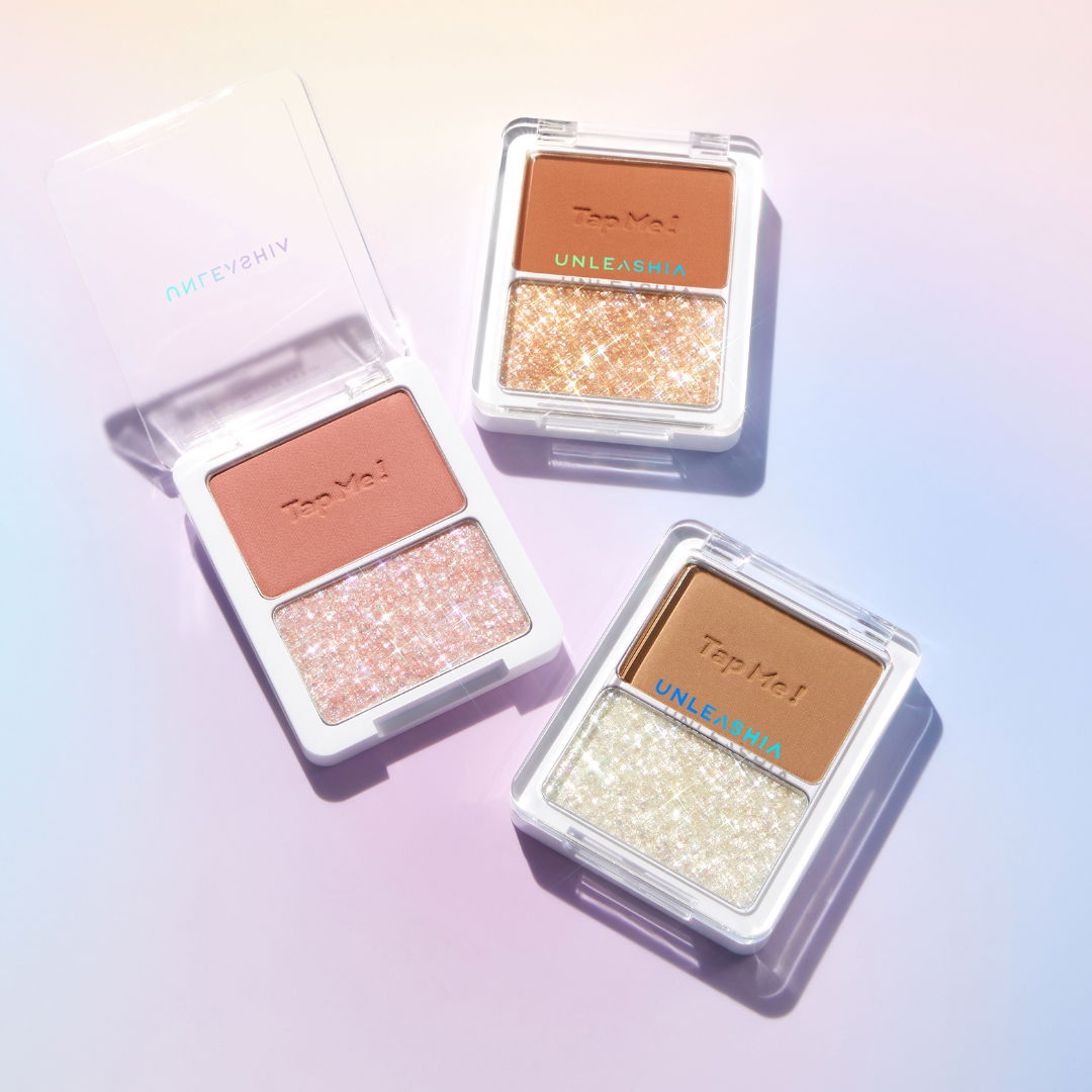 Bảng phấn mắt 2 ô UNLEASHIA Tap Me Palette Duo