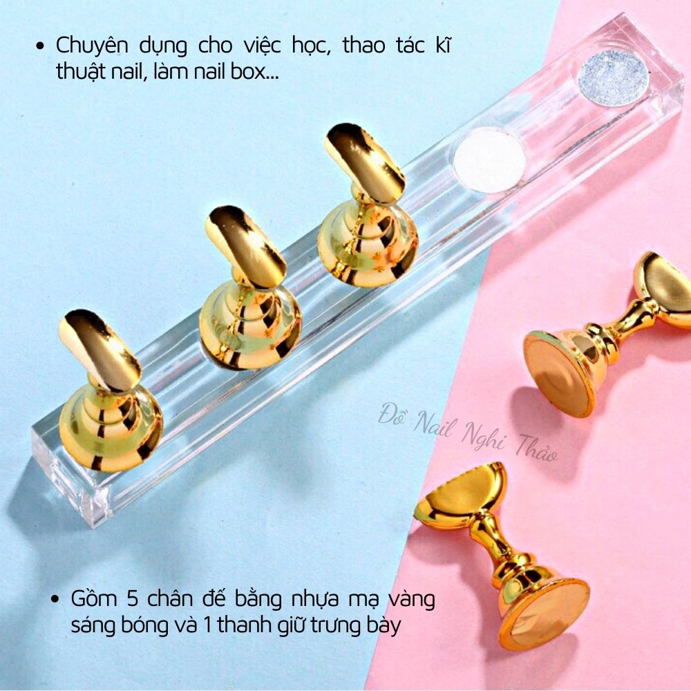 Đế gắn móng giả nam châm  phụ kiện nail