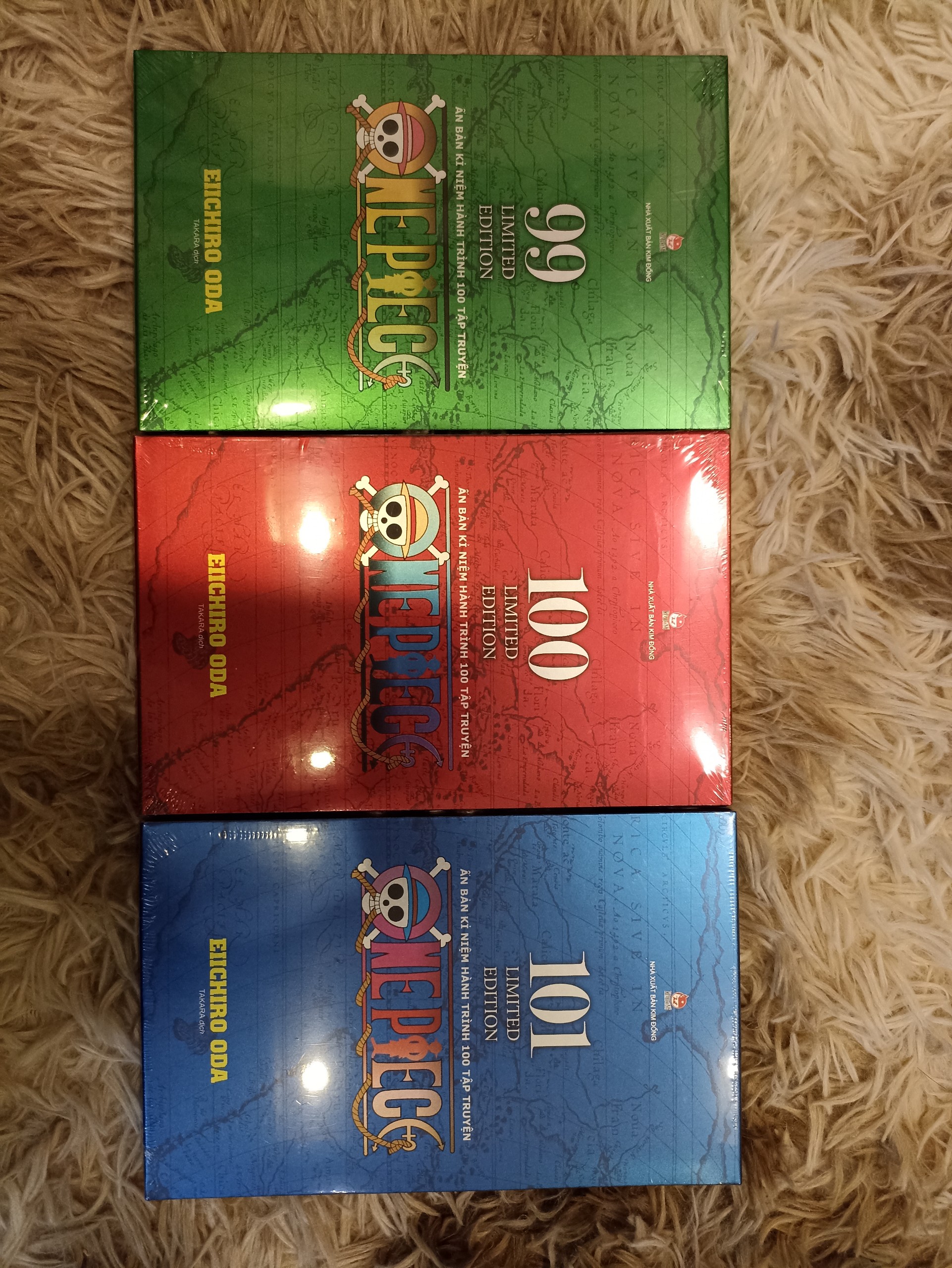 One Piece Tập 99, 100, 101 - Bản thường (Bìa rời) + Bản giới hạn [Bản in đầu + Seal]