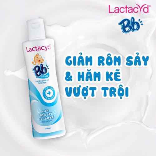 sữa tắm lactacyd milky cho bé 250ml