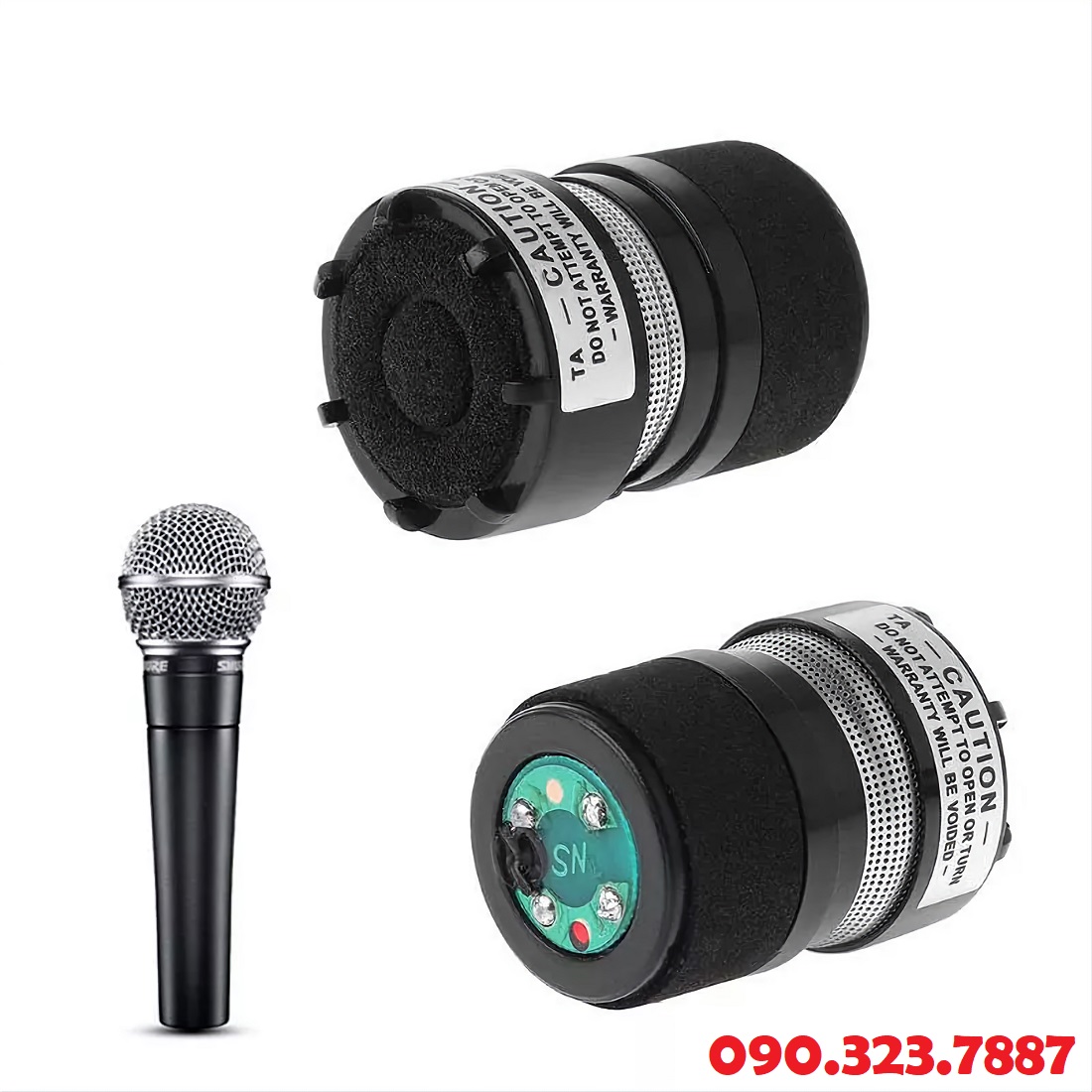 Đầu côn micro chuyên dụng thay thế cho Shure SM58. Lõi mic