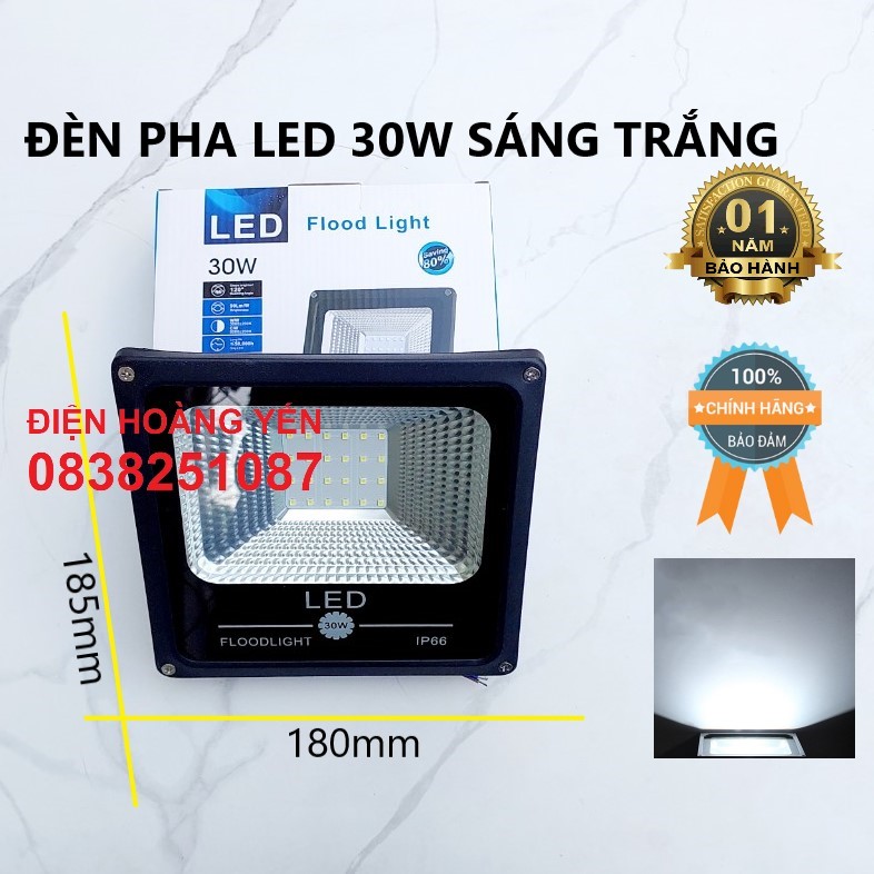 Đèn Pha Led IP66 Siêu mỏng siêu sáng 30W