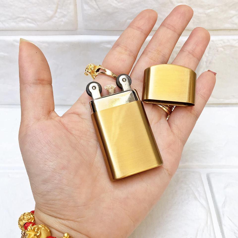 Hột Quẹt BẬT LỬA DOLPHIN XĂNG ĐÁ CỔ 2 BÁNH XE - (XÀI XĂNG)