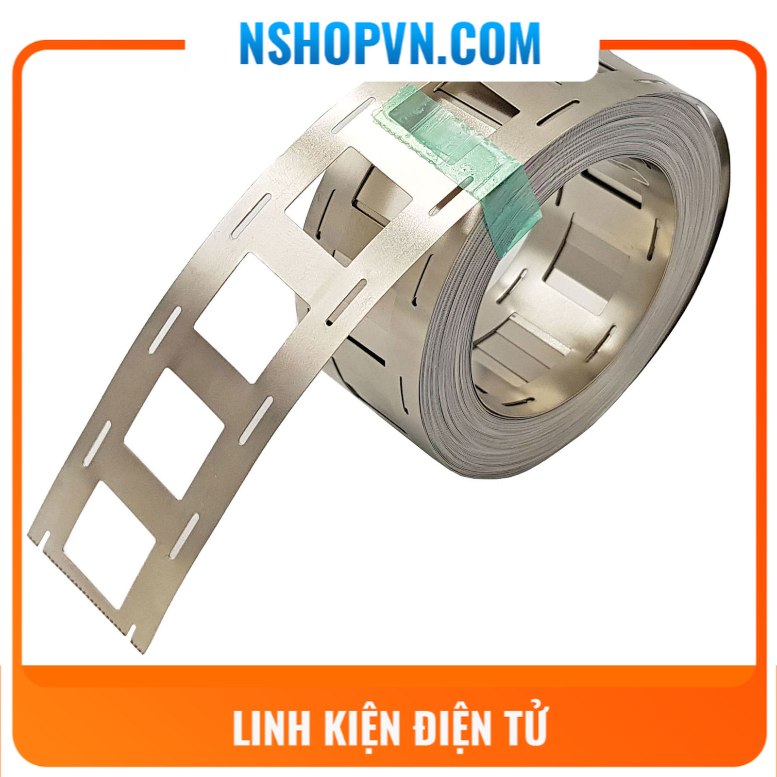 Cuộn 10 mét kẽm hàn cell pin đôi 0.15 x 27mm