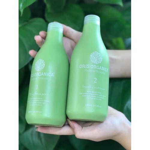Bộ Dầu Gội-Dầu Xả Oris Arganica Tinh Chất Lúa Mạch 500ml