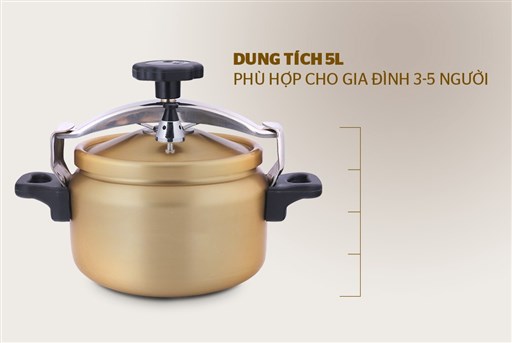 Nồi áp suất anod 5L sunhouse SHA850