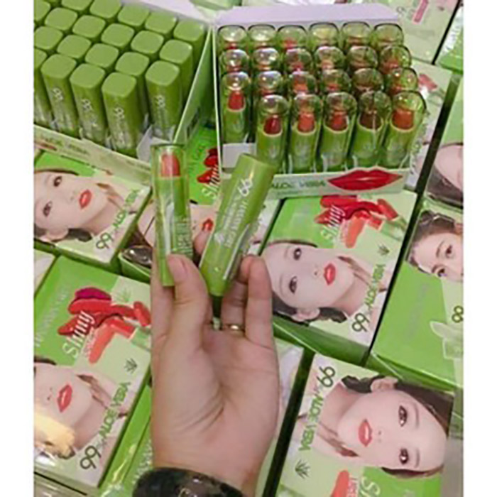 Son dưỡng môi Nha đam Hasaya Girl Aloe Vera 99% Thái Lan màu ngẫu nhiên