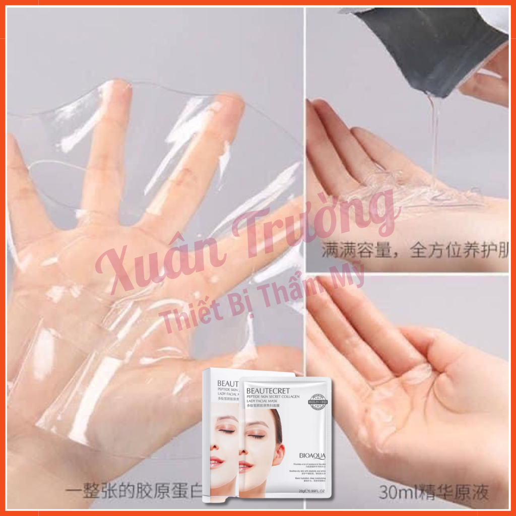 Mặt nạ thủy tinh collagen trong suốt