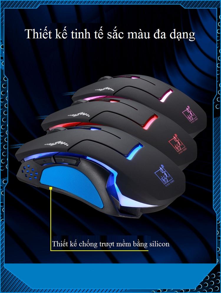 Chuột Chơi Game T7 Thiết Kế Đèn Led Cực Ngầu