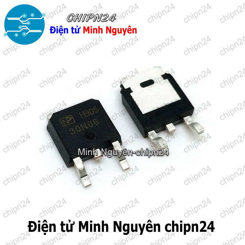 [2 con] (SOP) Mosfet Dán 30N06 TO-252 23A 60V (Kênh N) (SMD) (NPD30N06 NPD 30N06) - HH004945