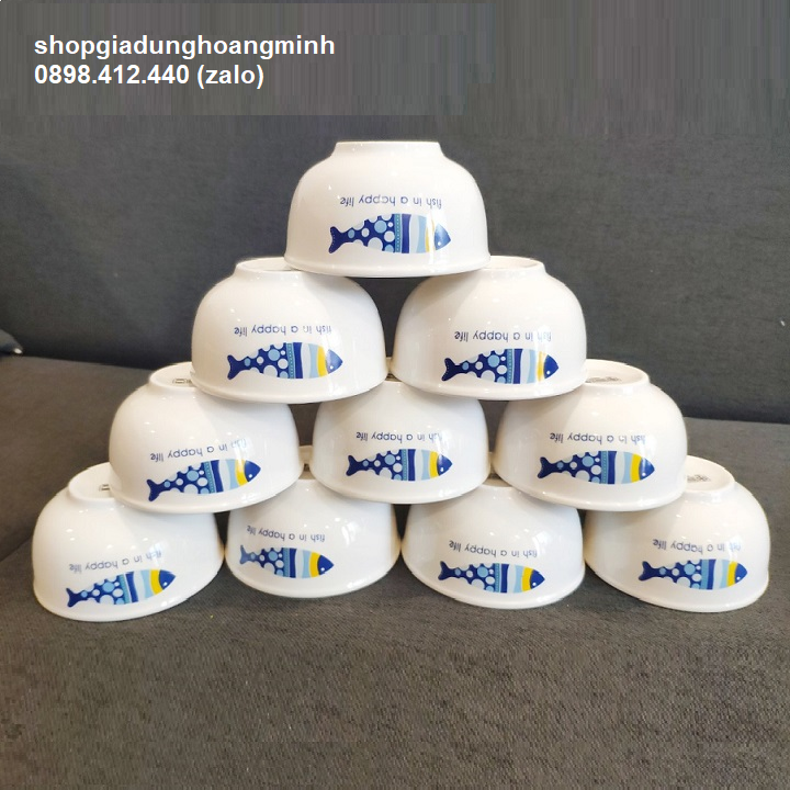 [HCM]bộ 10 chén sứ ăn cơm - chén sứ ăn cơm