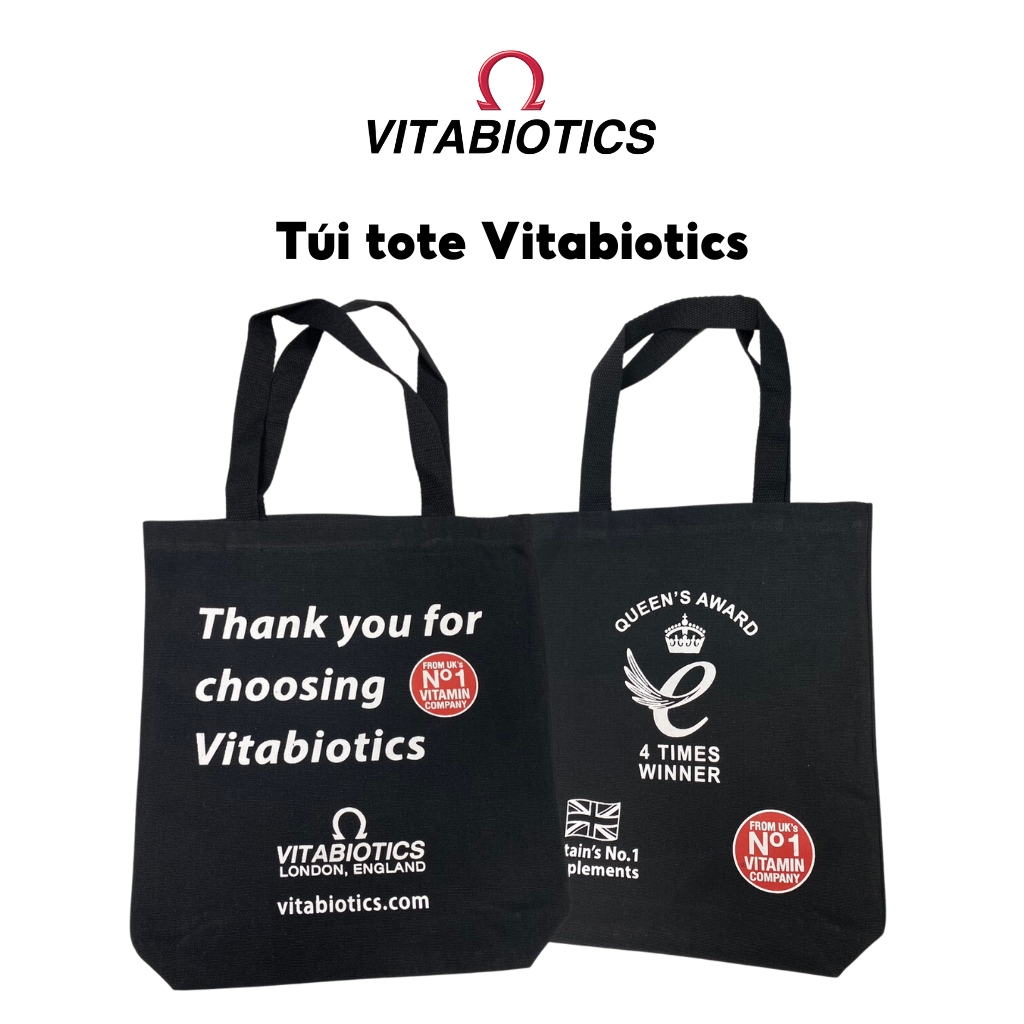 [QUÀ TẶNG KHÔNG BÁN] Túi Tote Vitabiotics