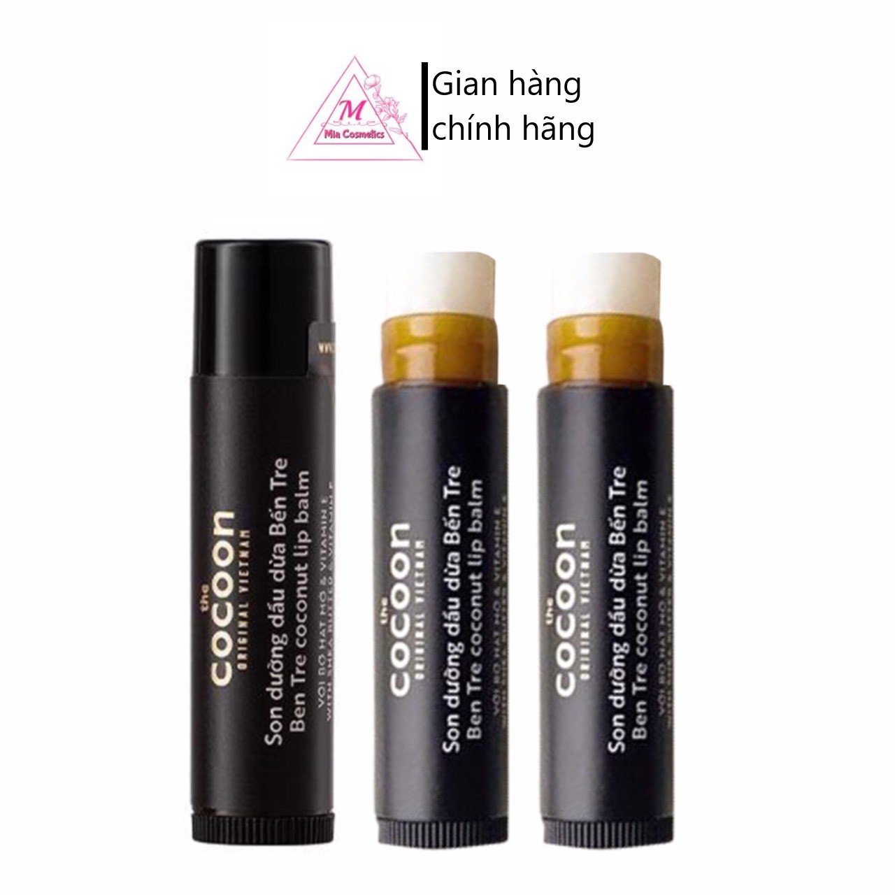 Son dưỡng môi dầu dừa bến tre the cocoon 5g