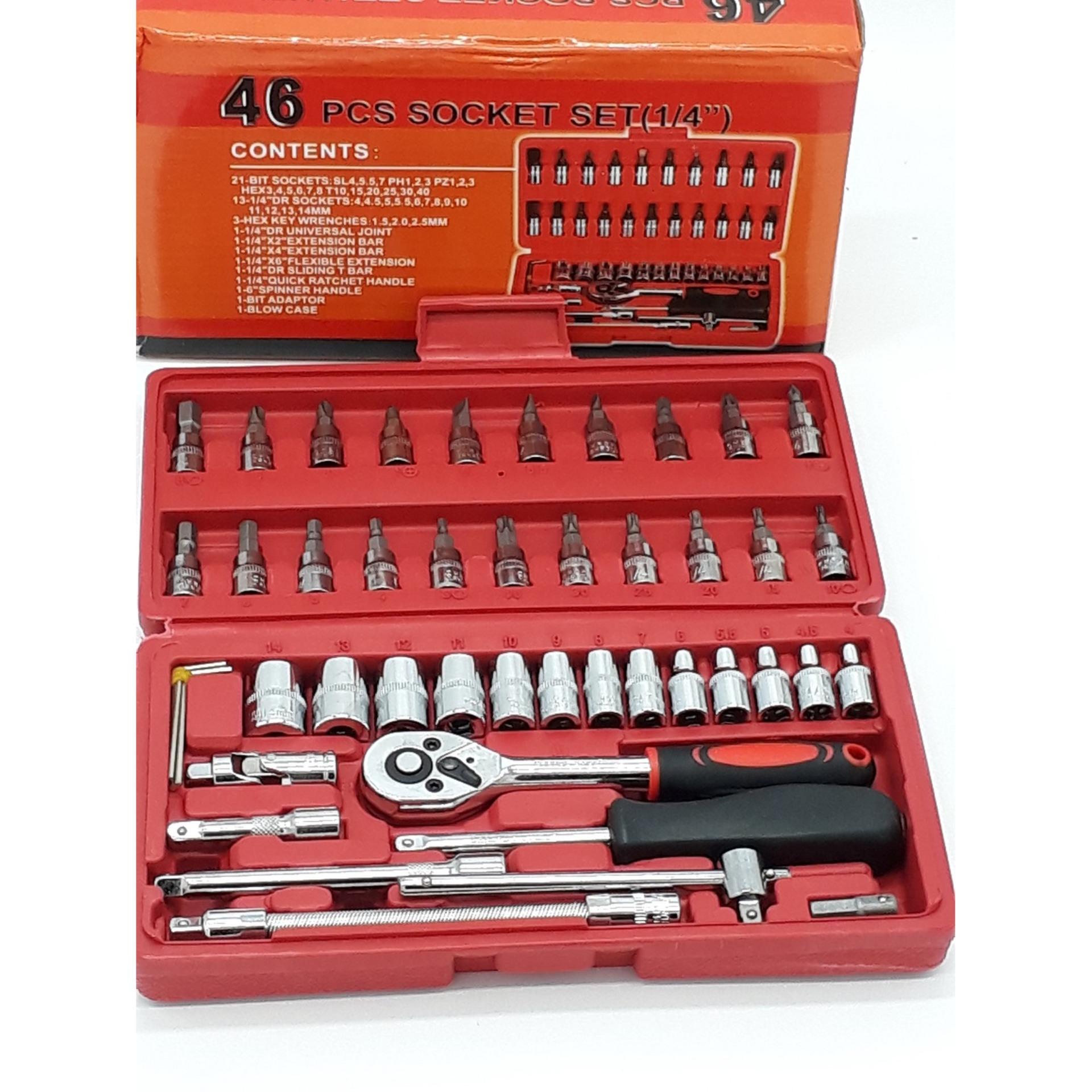 DỤNG CỤ MỞ ỐC VÍT 46 PCS SR-1022 CAO CẤP(MÀU NHƯ HÌNH)