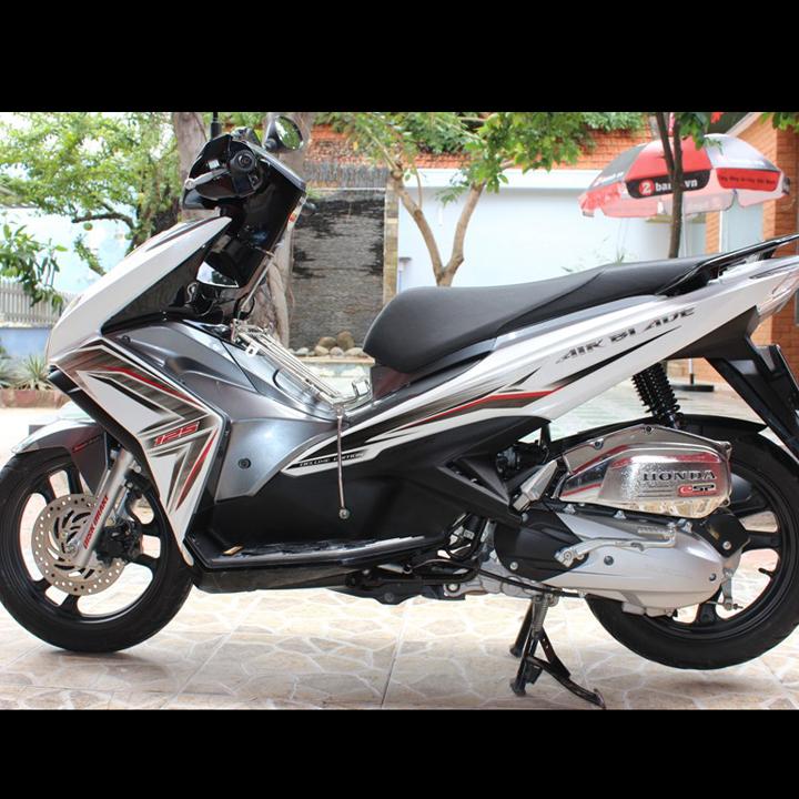 Bộ tem dán xe máy Airblade 125 đời 2013-2014 màu BẠC