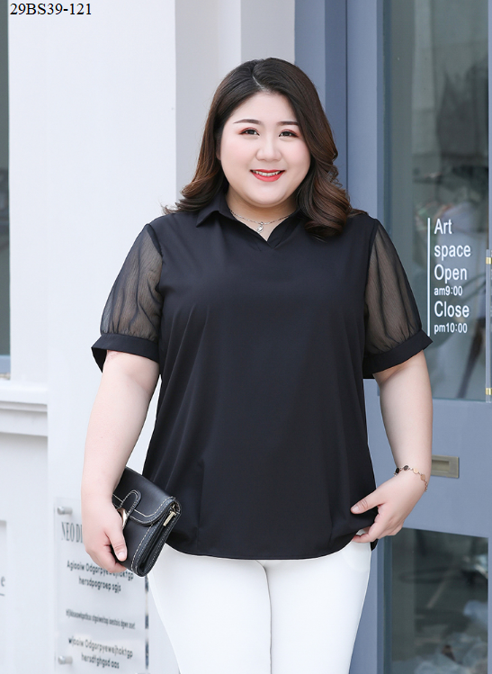 Áo kiểu tay lỡ bigsize trung niên