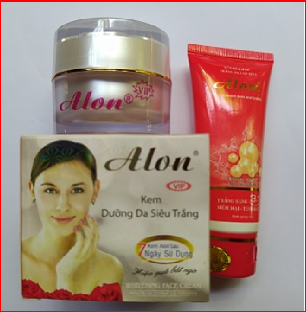 COMBO KEM ALON DƯỠNG TRẮNG DA CAO CẤP, SỮA RỬA MẶT