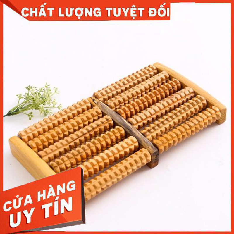 Dụng Cụ Massage Chân Bằng Gỗ Thiết Bị Massage Gỗ 5 Hàng Bánh Xe Lăn Giúp Giảm Đau Tê Chân Dành Cho Dân Văn Phòng Người Già Người Lam Việc Bên Máy Tính