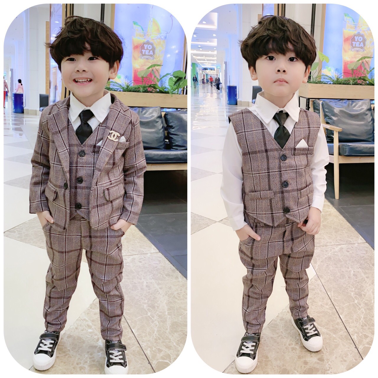 bộ vest 6 chi tiết cho bé 9-23kg