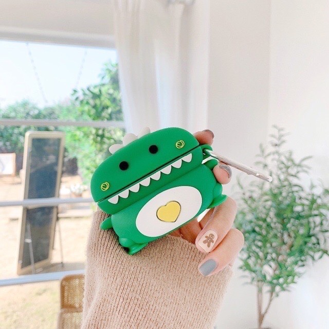 Case airpods khủng long xanh 1029CAKLX