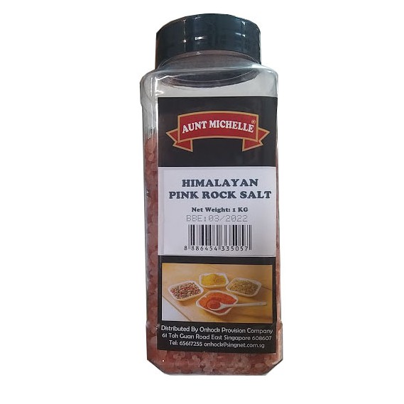 Muối hồng loại lớn Himalayan Pink Rock Salt  - Nhập khẩu Mỹ 1kg