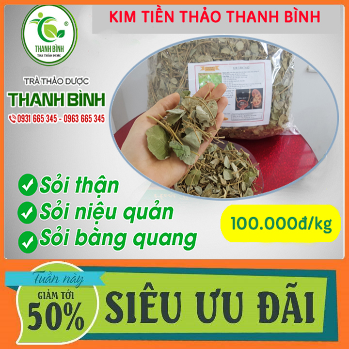 Kim tiền thảo khô hàng cty 100g - đông y thanh bình