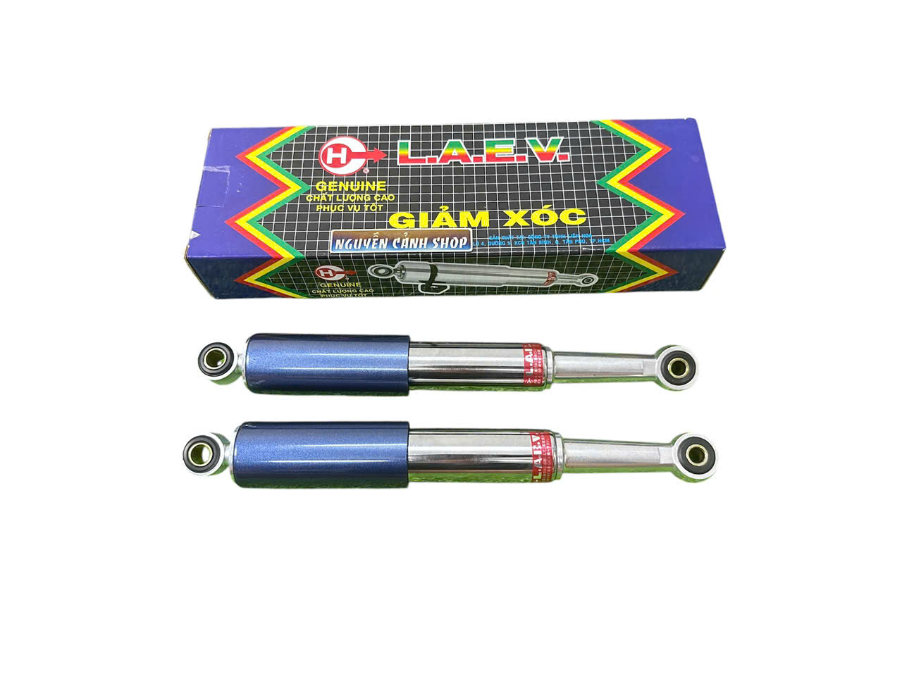 Cặp phuộc sau xe Cub 2-3 tầng LAEV DMC chính hãng